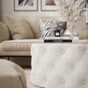 CHESTERFIELD 70 cm runder gepolsterter Couchtisch, Jasmine Produktbild-Vorschau 4