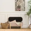 Muka-sitzbank mit stauraum, oval, 1-sitzer, beige  - Produktbild-Vorschau 5