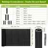 Ikodm 160x400cm PVC Sichtschutzmatte Bambus Sichtschutz Produktbild-Vorschau 3