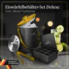 Edelstahl Eiswürfelbehälter mit Deckel - 2l Produktbild-Vorschau 2