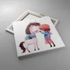 Bild auf Leinwand - Leinwandbild - Einteilig - Einhorn Produktbild-Vorschau 2