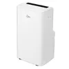 A white portable air conditioner is shown from a slight angle against a white background. Produktbild-Vorschau
