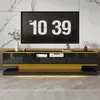 Merax Meuble TV avec 3 tiroirs et compartiment ouvert, Voir les images du produit 1