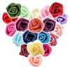 10 Deko-Rose Rosenblüte Rosenkopf 3-4cm Moosgummirosen Produktbild-Vorschau 3