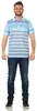 Herren Poloshirt T-shirt Polo-Hemd Kurzarm  Hellblau M Produktbild-Vorschau 2