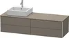 Waschtischunterbau XSQUARE 400x1600x548mm Be li fla grey Produktbild-Vorschau 1