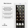 KlarsteinShiraz 18 Slim Uno, chłodziarka do wina, 50 l, 18 Podgląd zdjęcia produktu 2