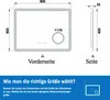 Badspigel mit Steckdose 80×60cm Uhr LED Schminkspiegel Produktbild-Vorschau 7
