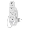 Prodlužovací kabel 2 m / 4 zásuvky / bílý / PVC / 1 mm2 Náhled obrázku produktu