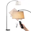 Lampa podłogowa EDISHINE z regulacją jasności do salonu, Podgląd zdjęcia produktu 1