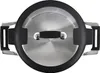 RÖSLE Kochtopf 24 cm Edelstahl Silence Pro Silikon Deckel Produktbild-Vorschau 4