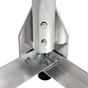 PremiumX Balkonständer 40x40cm Aluminium 1m Mast Ø 50mm Produktbild-Vorschau 3