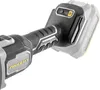 Close-up of the handle and battery connection of a cordless angle grinder. Anteprima dell’immagine prodotto