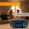 Denver TCL-212BT Boombox mit CD, Bluetooth, USB, AUX & Produktbild-Vorschau 2