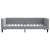 vidaXL Divano letto estraibile Grigio chiaro 80x200 cm Anteprima dell’immagine prodotto 7