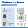 WENKO WC Deckel Secura Comfort Toiletten Absenkautomatik Produktbild-Vorschau 16