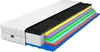 A cutaway view of a mattress showing its layered construction. Produktbild-Vorschau