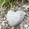 Grabherz Gedenkstein - Wir vermissen Euch - Grabschmuck Produktbild-Vorschau 1