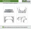 Bierzeltgarnitur 3-tlg. klappbar Länge 107 cm Produktbild-Vorschau 5