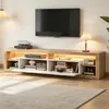 Meuble TV Merax avec éclairage LED pour écran de 75 pouces, Voir les images du produit 11