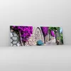 Bilder auf glas - Pflanzen Bank Straße Sommer - 90x30cm - Produktbild-Vorschau 4