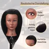 Desire of Goods Afro Übungskopf Friseurkopf – Echthaar – Produktbild-Vorschau 2