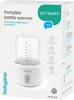 The image shows the packaging of a portable bottle warmer. Produktbild-Vorschau