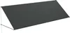 UISEBRT Fallarmmarkise 400x145 cm Anthrazit – Wandmontierte Produktbild-Vorschau 7