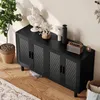 UnboxG Kredens czarny 140x40x80 cm, szafka do Podgląd zdjęcia produktu 3