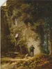 ARTland Wandbild, selbstklebend Jäger im Wald Größe: 60x80 Produktbild-Vorschau 1