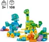 LEGO DUPLO Dinos auf Rädern 3-in-1-Set - Lernspielzeug für Produktbild-Vorschau 2