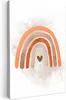 Wanddeko 60x90 cm - Kinder - Pastell - Regenbogen, Deko, Produktbild-Vorschau 1