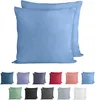 Komfortec 100% Baumwolle Kissenbezüge 2er Set 40x40 cm, Produktbild-Vorschau 2