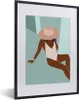 MuchoWow® Gerahmtes Poster Sommer - Frauen - Badeanzug Produktbild-Vorschau 1