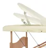 Lettino da massaggio a 3 zone in legno Crema Lettino Anteprima dell’immagine prodotto 8