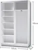 Schwebetürenschrank Kleiderschrank Schiebetürenschrank Produktbild-Vorschau 7