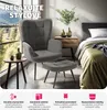 tectake® Sessel Hygge polstrovaný Náhled obrázku produktu 4