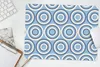 MuchoWow® Mauspad Mousepad Kreis - Blau - Muster 40x30 cm - Produktbild-Vorschau 6