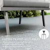 Outsunny 2-Sitzer-Gartensofa mit gewebten Harzkissen, Produktbild-Vorschau 8