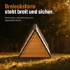 Hasenstall Kaninchenstall Dreieck Moritz 096 | 115 x 56,5 x Produktbild-Vorschau 11
