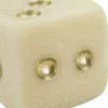 Mauro Ferretti Cube Quarzy 8x8x8 cm blanc doré Voir les images du produit 10