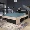 Lit à 7 tiroirs Parisot Most 140 x 200 – finition chêne Voir les images du produit 4