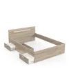 CasaDolce lit pratique MEDIN en couleur chêne Sonoma avec Voir les images du produit 4