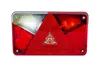 Multifunkčné zadné svetlo Aspöck Multipoint V LED ľavé Náhľad obrázku produktu 1