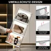 LED Acryl Vitrine 36×22×18cm, 3 Ebenen Transparente Produktbild-Vorschau 7