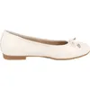 Tamaris dames ballerina's, model Wide FIT, van leer met Productafbeelding-voorbeeld 12