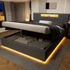 MODFU Polsterbett 160×200 Samt,Jugendbett mit großem Produktbild-Vorschau 3