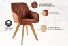 riess-ambiente Drehbarer Design Stuhl LIVORNO vintage braun Produktbild-Vorschau 8