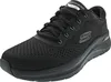 A black Skechers Arch Fit shoe is shown from a side angle against a white background. Produktbild-Vorschau