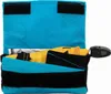 An open blue pouch with yellow and black contents inside, against a white background. Podgląd zdjęcia produktu